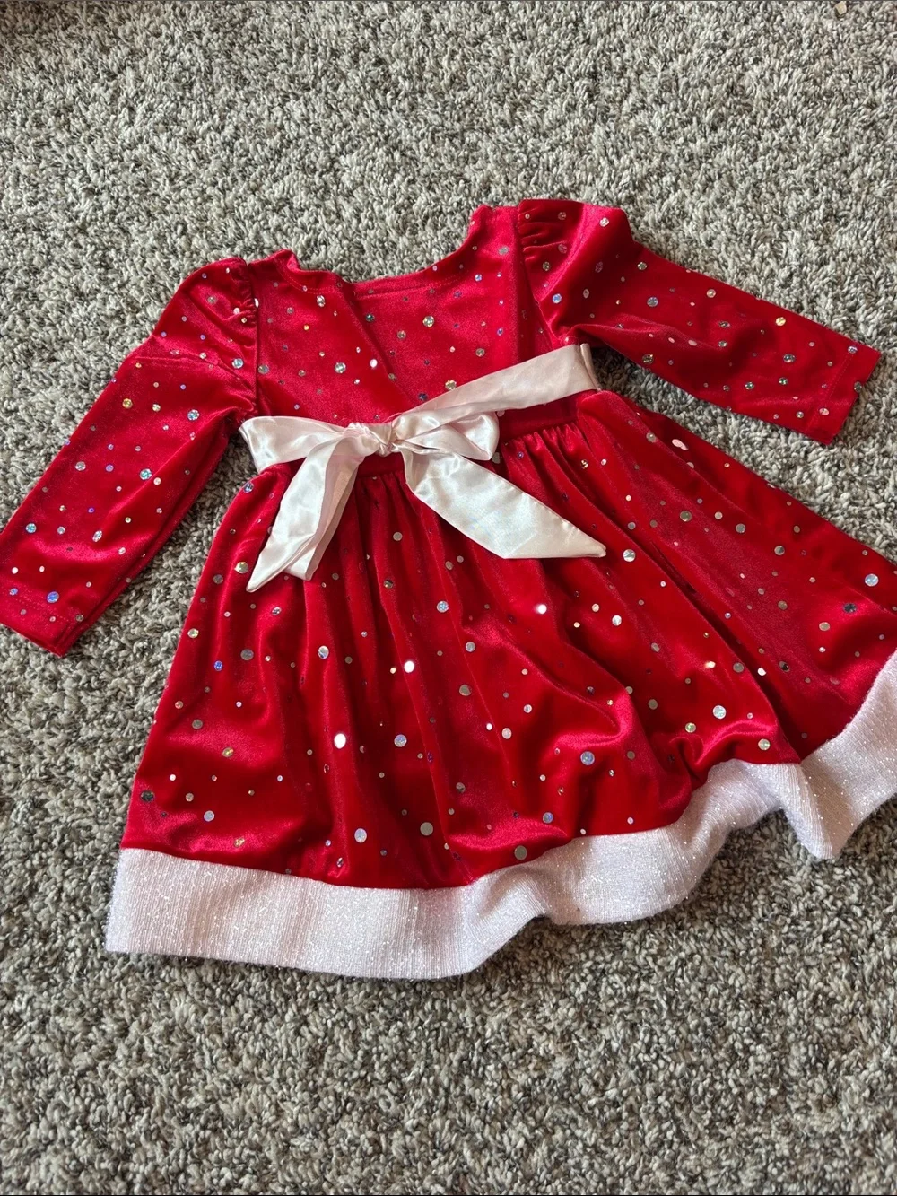 Younghearts Girls Holiday Red and White Dress